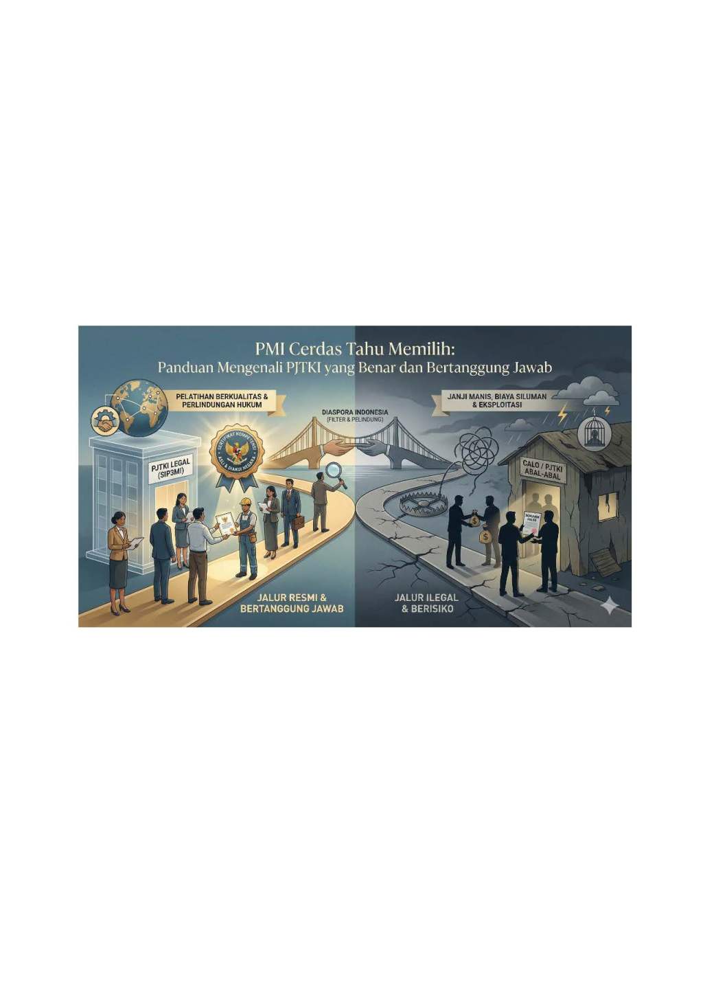PMI Cerdas Tahu Memilih: Panduan Mengenali PJTKI yang Benar dan Bertanggung&nbsp;Jawab