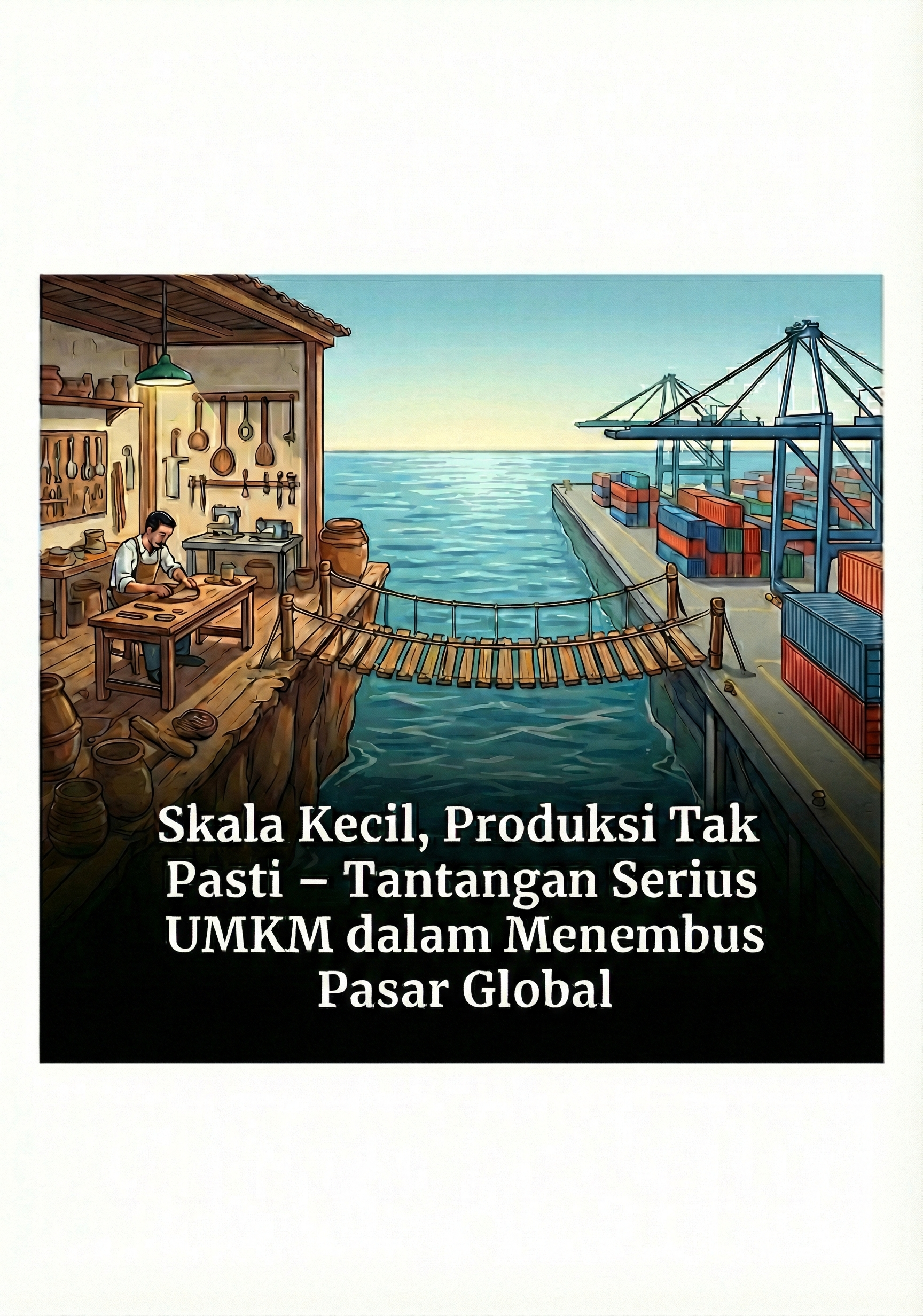 Skala Kecil, Produksi Tak Pasti – Tantangan Serius UMKM dalam Menembus Pasar&nbsp;Global